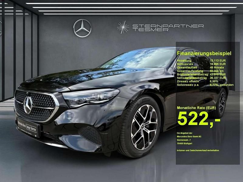 Schwarz Gebraucht 2023 Mercedes E220 Limousine | 48.450 € (Guter Preis) - Bild 1/3