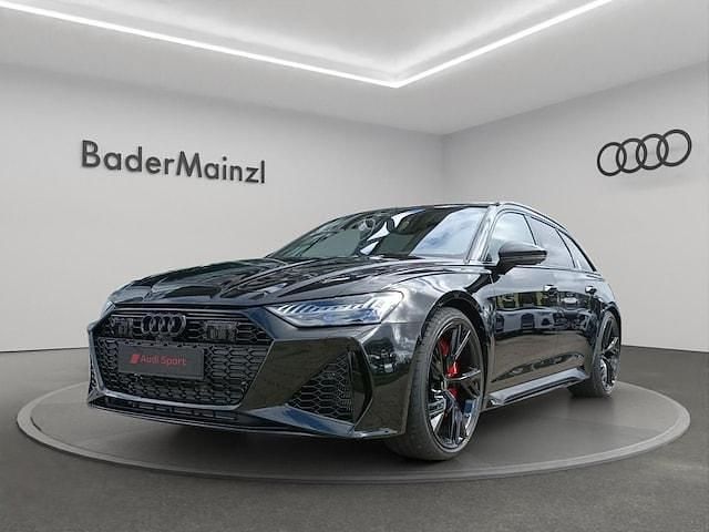 Mythosschwarz metallic Gebraucht 2023 Audi RS6 Performance Kombi | 139.930 € - Bild 1/4