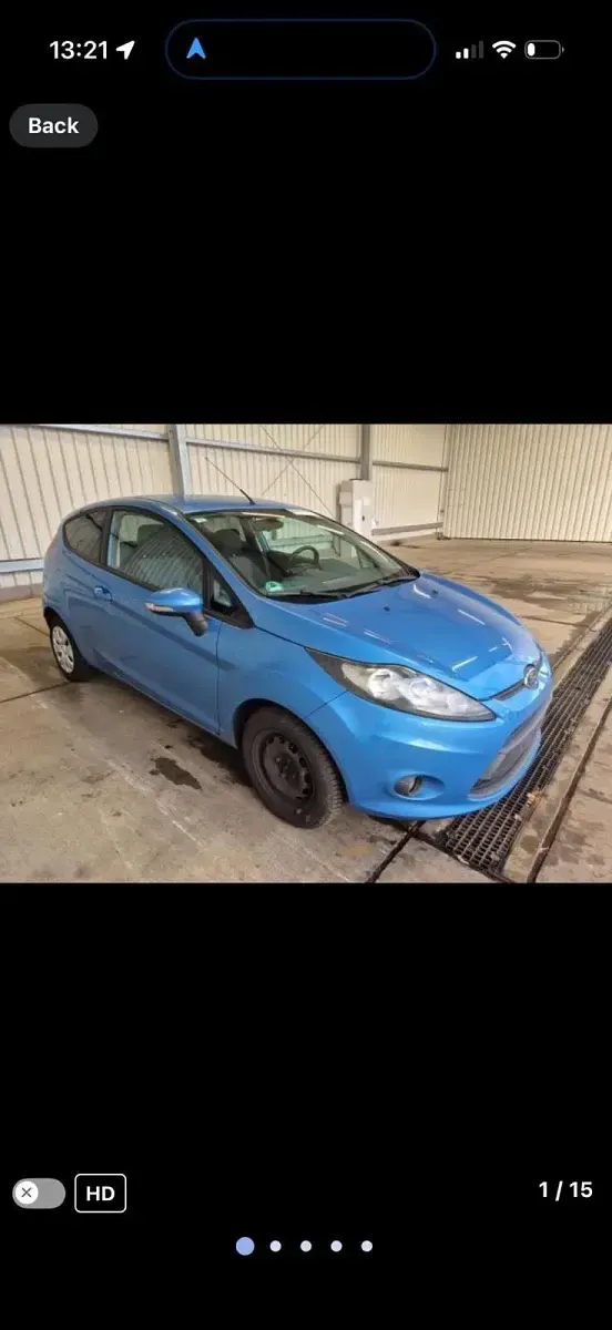Gebraucht Ford Fiesta 75 PS (55 kW) 2010 Blau Coupé