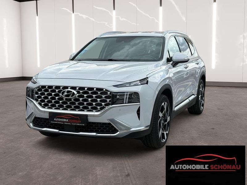 Weiß Gebraucht 2021 Hyundai Santa Fe Prime SUV | 29.490 € (Guter Preis) - Bild 1/4