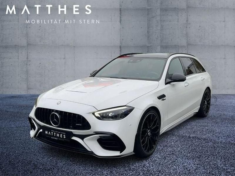 Gebraucht Mercedes C63S AMG 476 PS (350 kW) 2024 Manufaktur opalithweiß bright (metallic) Kombi