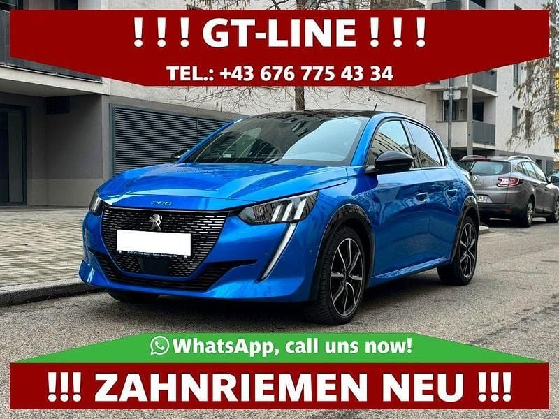 Gebraucht Peugeot 208 GT-line 101 PS (74 kW) 2020 Blau Kleinwagen