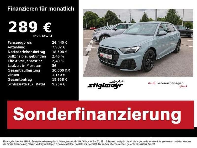 Pfeilgrauperleffekt (metallic) Gebraucht 2024 Audi A1 Kleinwagen | 26.440 € (Etwas zu teuer) - Bild 1/4