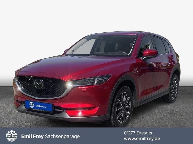 Magmarot metallic Gebraucht 2018 Mazda CX-5 Sports-Line SUV | 19.940 € (Guter Preis) - Bild 1/4