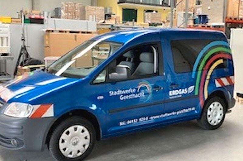 Blau Gebraucht 2009 VW Caddy Life Van / Kleinbus | 4.850 € (Guter Preis) - Bild 1/4