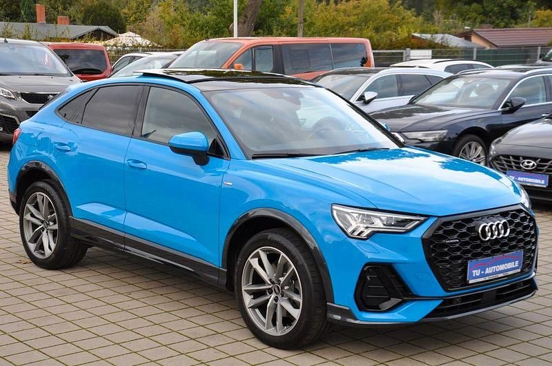 Turboblau Gebraucht 2022 Audi Q3 Sportback S-Line SUV | 35.790 € (Guter Preis) - Bild 1/4