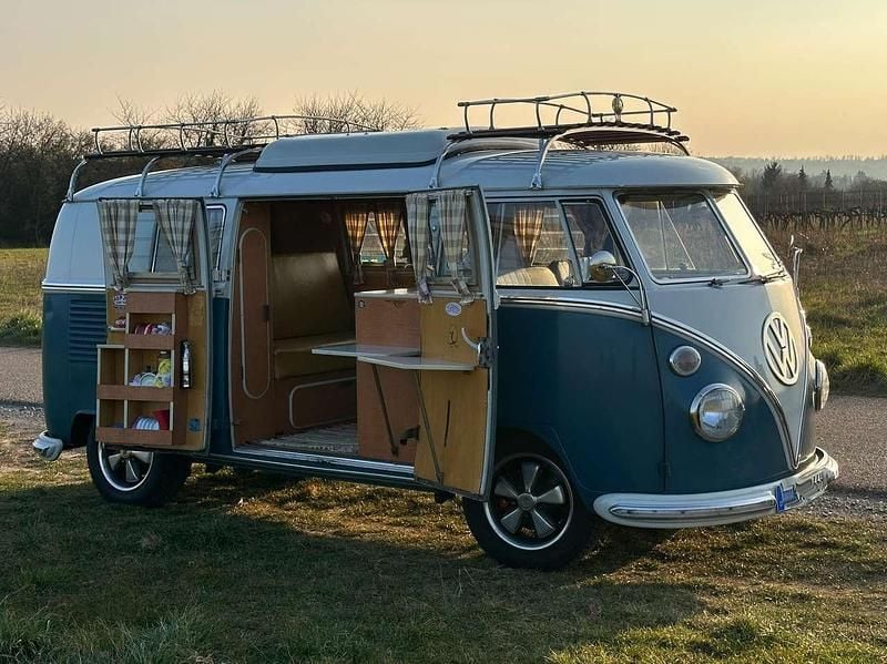 Blau Gebraucht 1966 VW T1 Van | 59.000 € - Bild 1/4