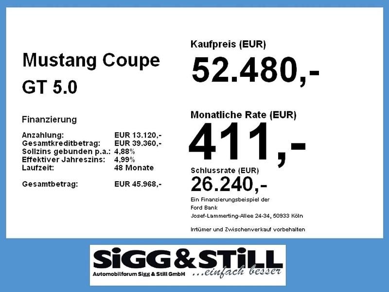 Neu Ford Mustang GT 446 PS (328 kW) 2026 Lucid red Coupé