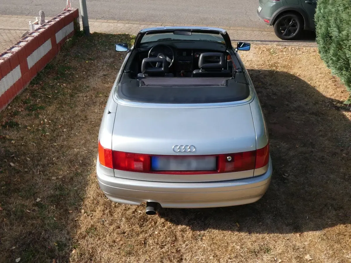 Gebraucht Audi Cabriolet 133 PS (97 kW) 1992 Silber Cabrio