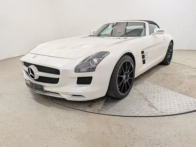 Gebraucht Mercedes SLS AMG AMG 571 PS (419 kW) 2012 Weiß (designo mystic weiß) Cabrio