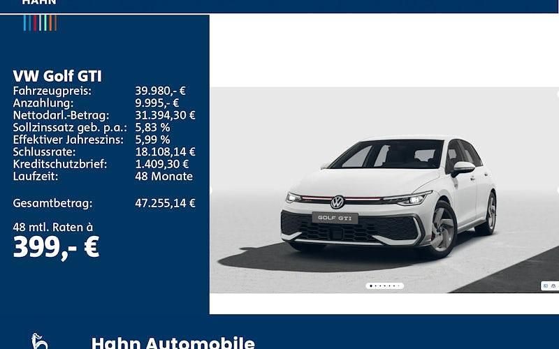 Neu VW Golf VIII GTI 265 PS (194 kW) 2026 Weiß Limousine