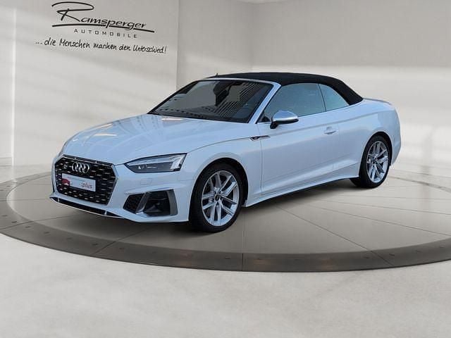 Gebraucht Audi S5 354 PS (260 kW) 2023 Weiß (arkonaweiß/verdeck schwarz) Cabrio