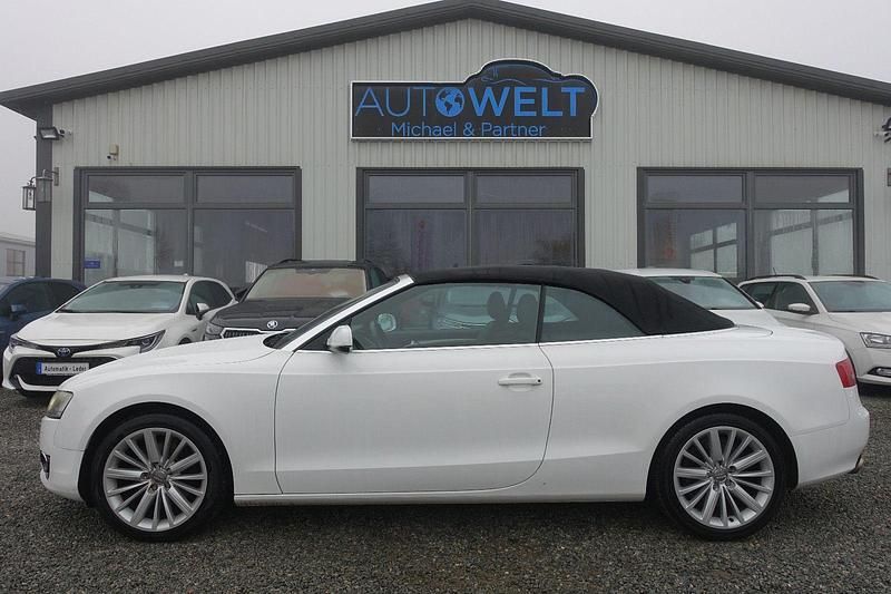 Weiß Gebraucht 2011 Audi A5 Cabriolet Comfort Cabrio | 10.990 € (Superpreis) - Bild 1/4