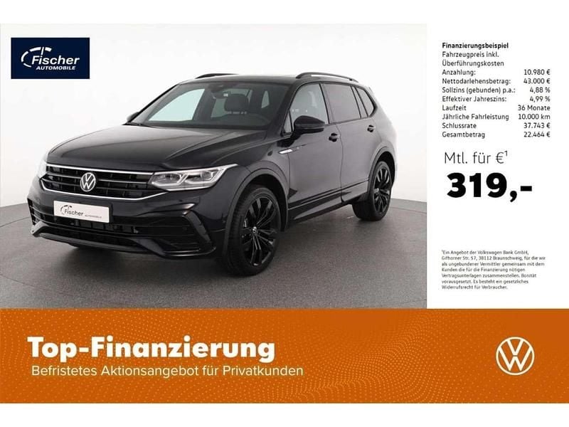 Deep black perleffekt Neu 2025 VW Tiguan Allspace R-line SUV | 51.980 € (Fairer Preis) - Bild 1/4