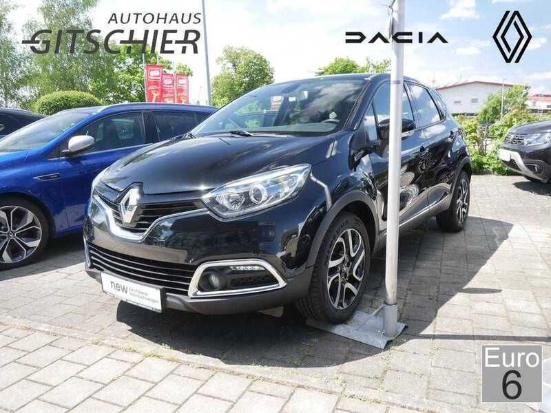 Black pearlschwarz metallic (schwarz) Gebraucht 2015 Renault Captur Luxe SUV | 9.900 € (Etwas zu teuer) - Bild 1/4