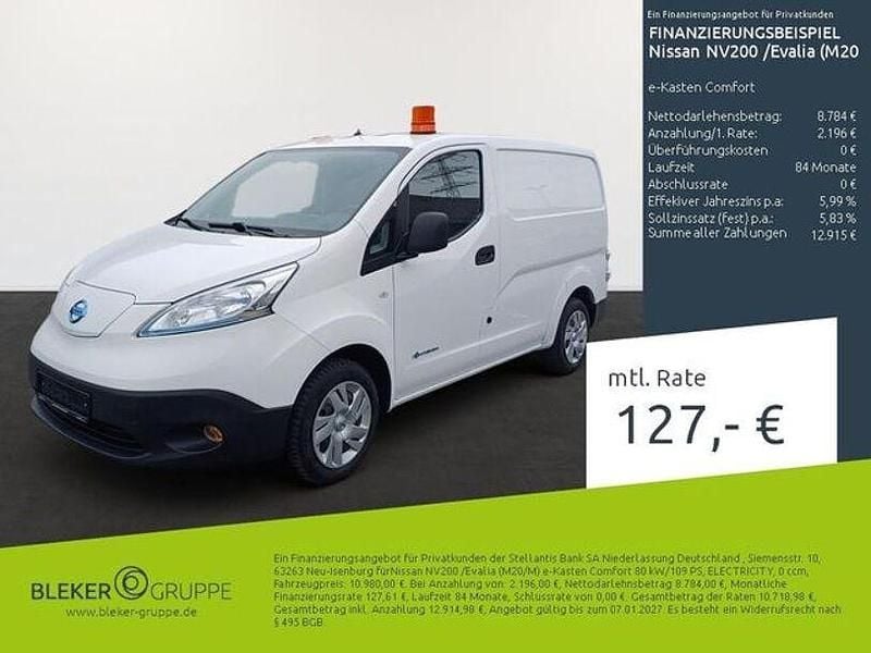 Weiß Gebraucht 2020 Nissan e-NV200 Comfort Van / Kleinbus | 10.980 € (Superpreis) - Bild 1/3