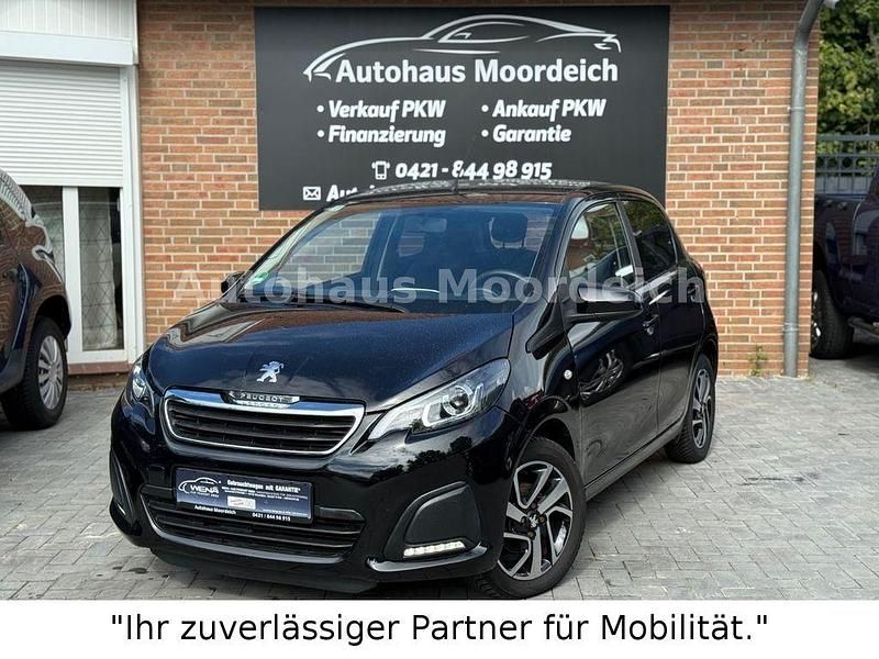 Schwarz Gebraucht 2015 Peugeot 108 Active Kleinwagen | 6.399 € (Fairer Preis) - Bild 1/4