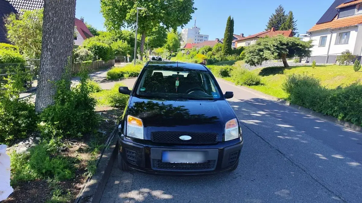 Gebraucht Ford Fusion 80 PS (58 kW) 2006 Blau Kleinwagen