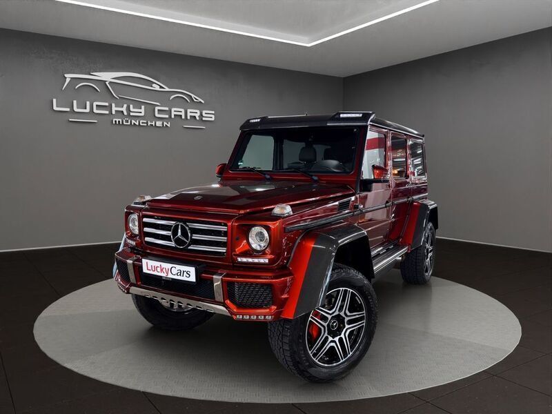 Rot Gebraucht 2017 Mercedes G500 4x4² SUV | 133.900 € (Teuer) - Bild 1/4
