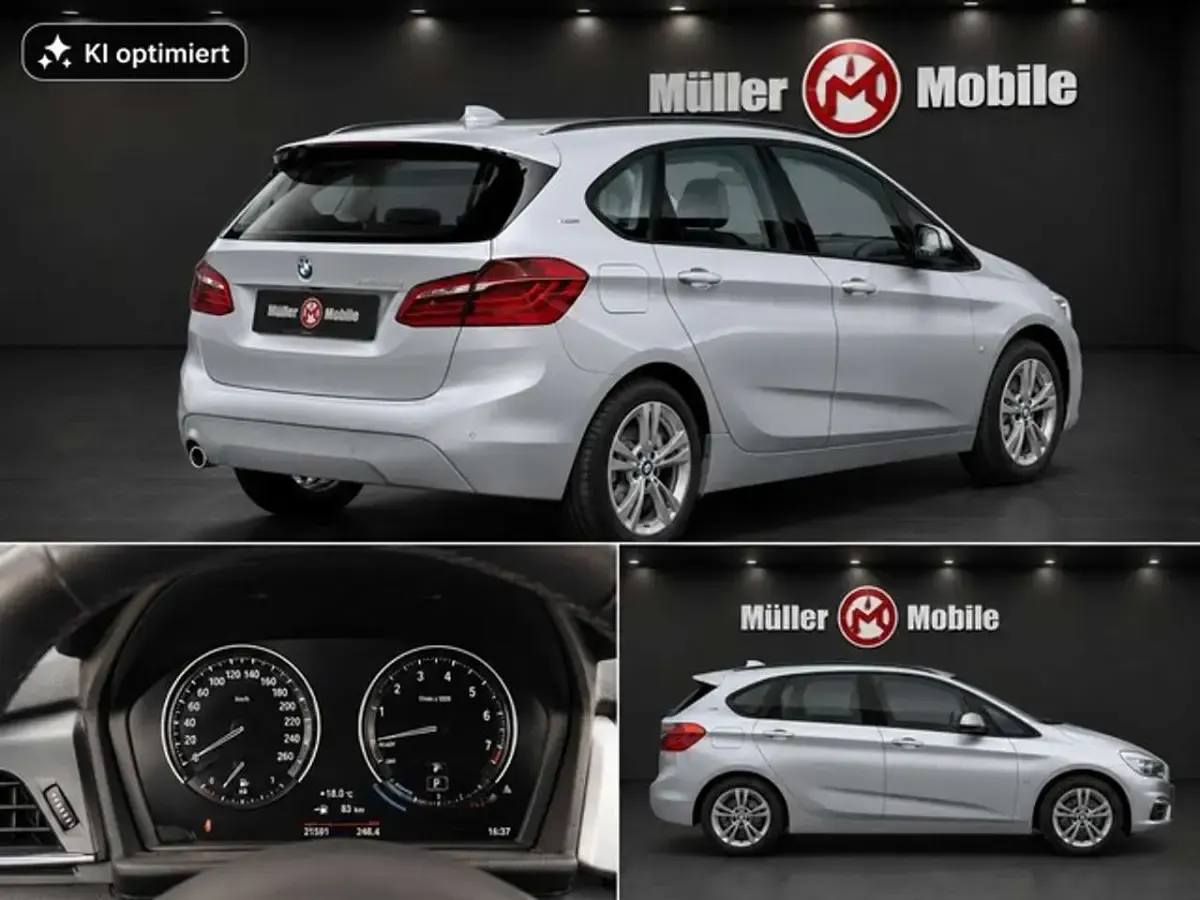 Gebraucht BMW 225 Advantage 218 PS (160 kW) 2018 Grau Van / Kleinbus