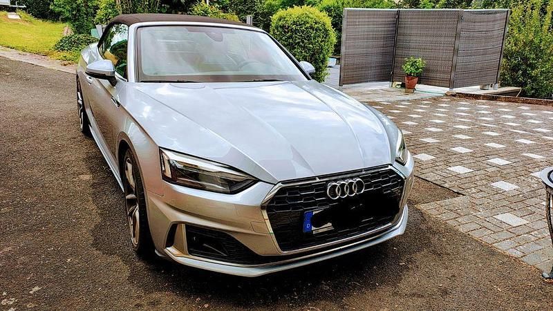 Silber Gebraucht 2022 Audi A5 Cabriolet S-Line Cabrio | 39.400 € (Guter Preis) - Bild 1/4