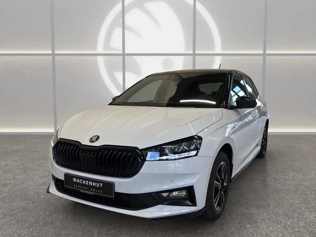 Neu Skoda Fabia Monte Carlo 150 PS (110 kW) 2026 Weiss Kleinwagen