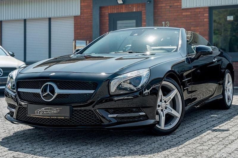 Gebraucht Mercedes SL400 AMG line 333 PS (244 kW) 2016 Schwarz Cabrio
