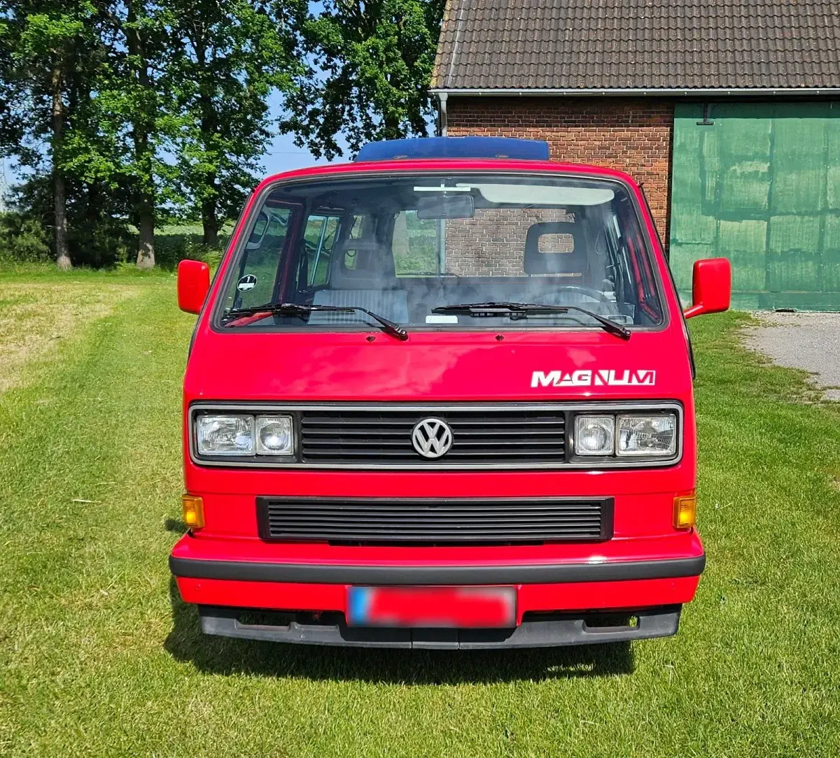 Gebraucht VW Multivan 69 PS (50 kW) 1988 Rot Van / Kleinbus