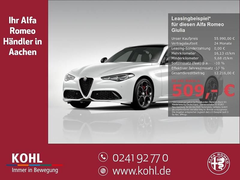 Weiss Neu 2025 Alfa Romeo Giulia Veloce Limousine | 55.990 € (Fairer Preis) - Bild 1/4