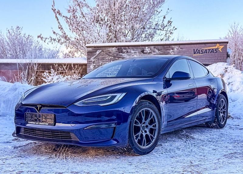 Gebraucht Tesla Model S 492 kW (670 PS) 2021 Blau Kleinwagen