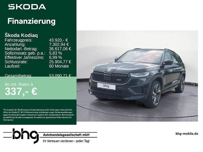 Blackmagic perleffekt Gebraucht 2024 Skoda Kodiaq RS SUV | 43.350 € - Bild 1/4