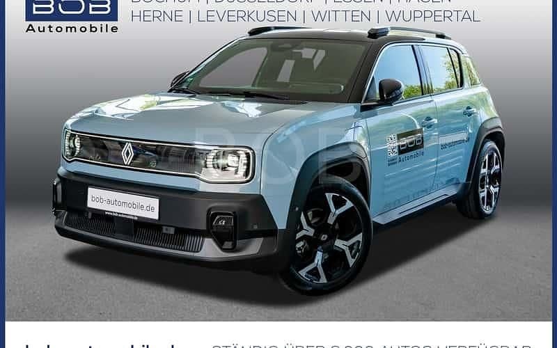 Kumulusblau + dach black pear Gebraucht 2025 Renault 4 E-Tech Komfort SUV | 34.333 € (Fairer Preis) - Bild 1/4