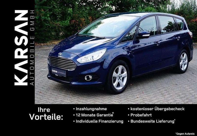 Blau Gebraucht 2019 Ford S-MAX Business Edition Van / Kleinbus | 19.999 € (Superpreis) - Bild 1/4