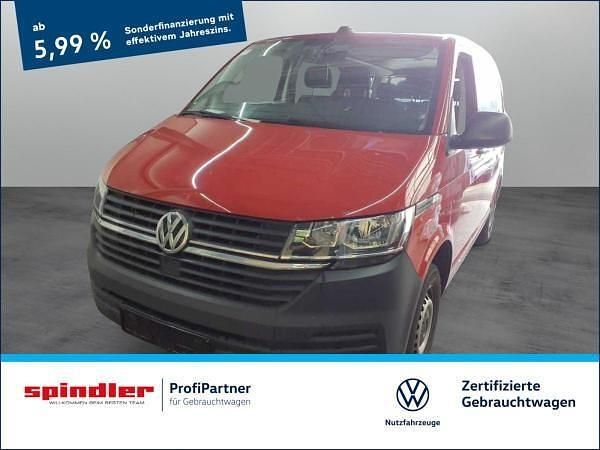 Rot (kirschrot) Gebraucht 2022 VW T6.1 Van | 28.481 € (Superpreis) - Bild 1/3