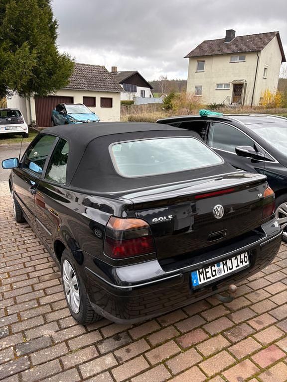 Gebraucht VW Golf Cabriolet 75 PS (55 kW) 1998 Schwarz Cabrio