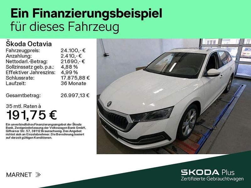Gebraucht Skoda Octavia Style 116 PS (85 kW) 2023 Candyweiß Kombi