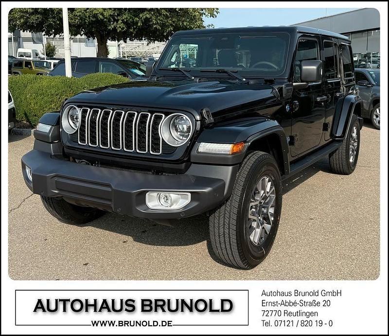 Schwarz Neu 2025 Jeep Wrangler Sahara SUV | 79.900 € (Teuer) - Bild 1/4