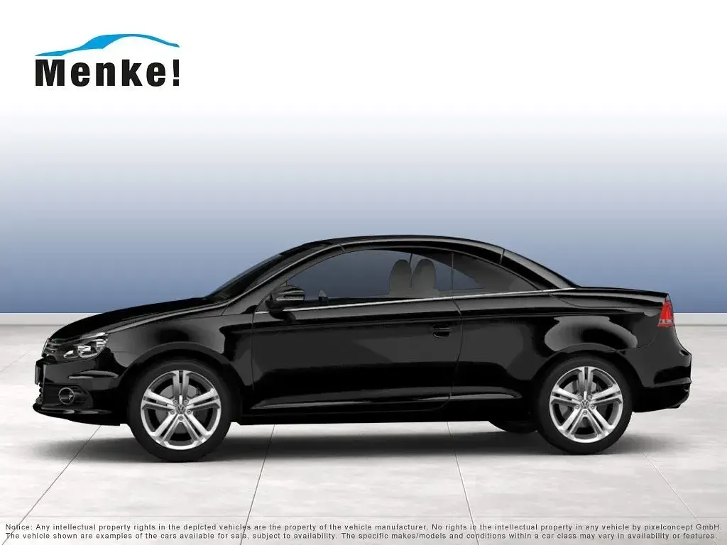 Gebraucht VW Eos 160 PS (117 kW) 2012 Schwarz Cabrio