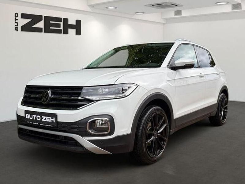 Pure white Gebraucht 2021 VW T-Cross Style SUV | 17.450 € (Fairer Preis) - Bild 1/4