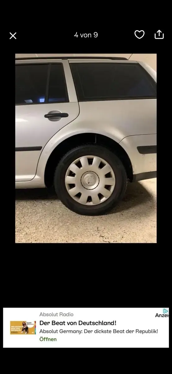 Second-hand VW Golf IV 75 CP (55 kW) 2001 Argintiu Break