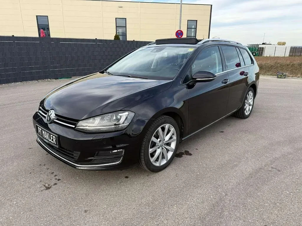 Second-hand VW Golf VII Highline 150 CP (110 kW) 2014 Negru Break