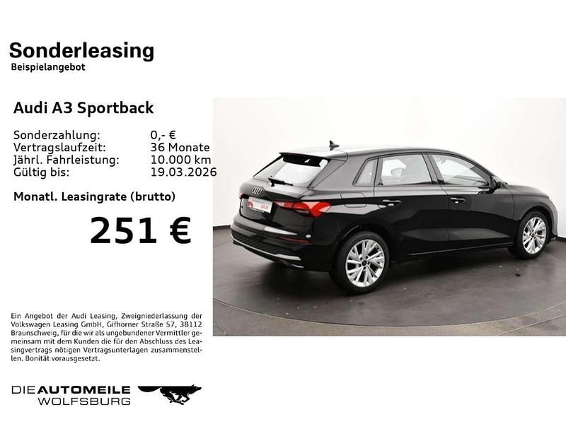 Gebraucht Audi A3 Advanced 116 PS (85 kW) 2025 Mythosschwarz metallic Limousine