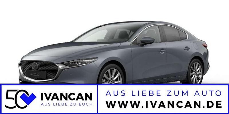 Polymetal gray Neu 2025 Mazda 3 Exclusive-Line Limousine | 30.950 € - Bild 1/4