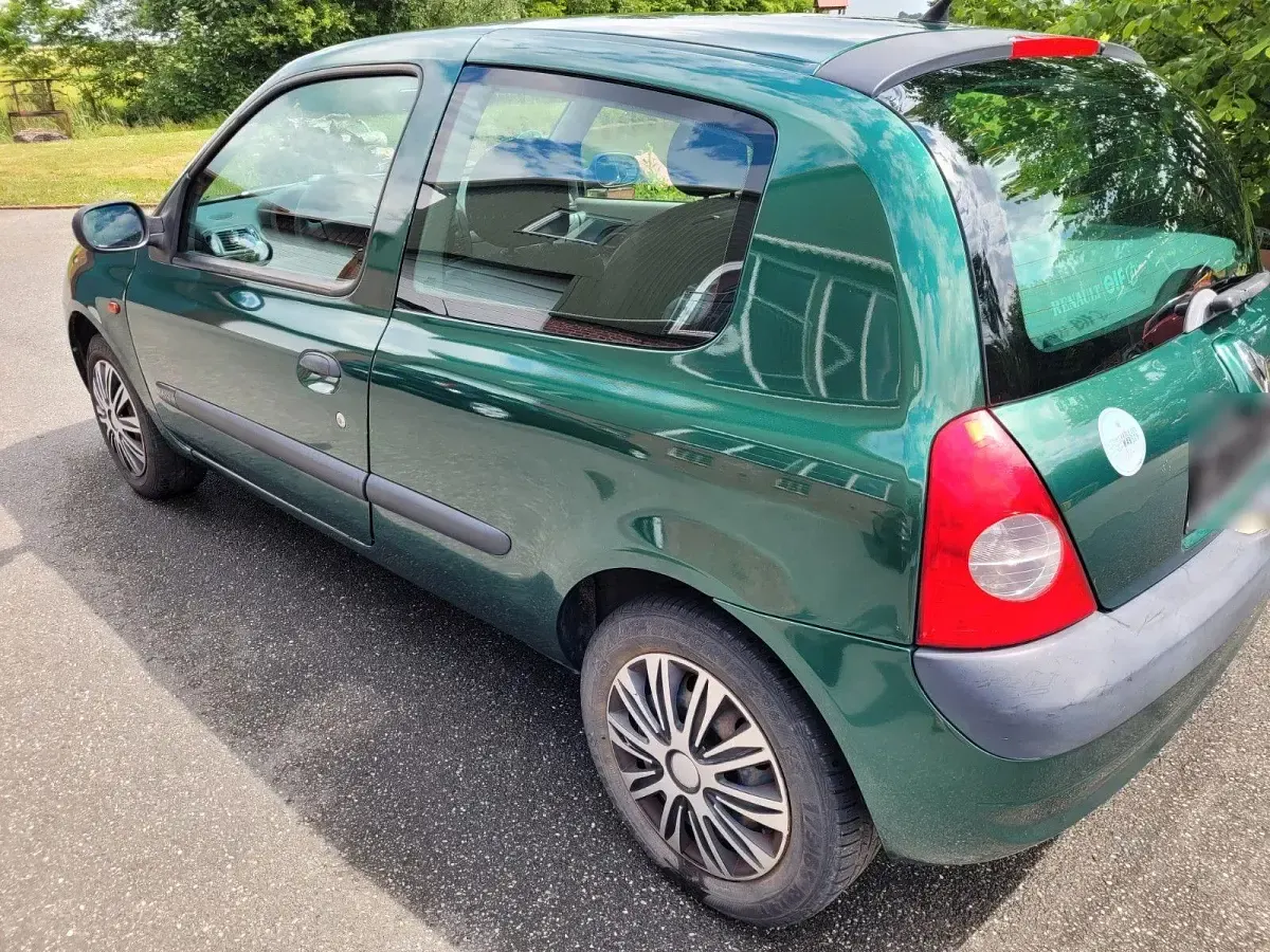 Gebraucht Renault Clio Authentique 75 PS (55 kW) 2002 Grün Kleinwagen