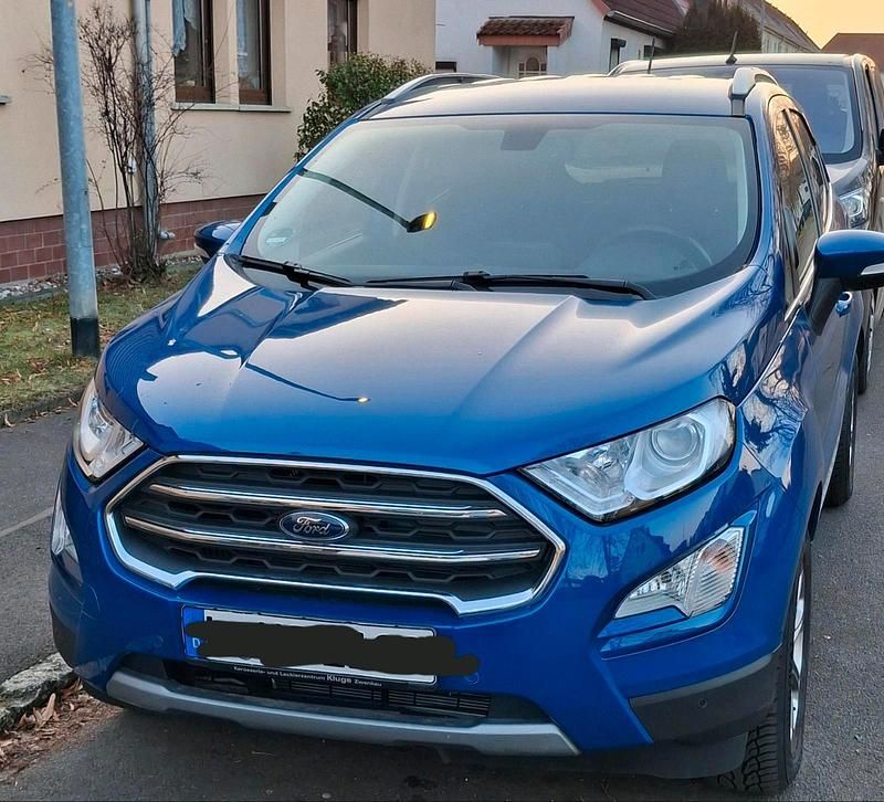 Blau Gebraucht 2018 Ford Ecosport Titanium SUV | 9.600 € (Superpreis) - Bild 1/4