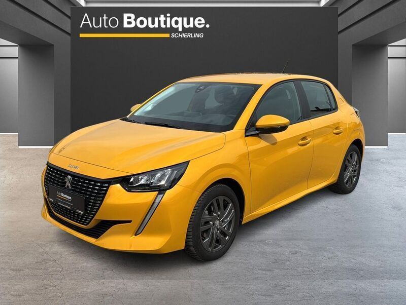 Gelb Gebraucht 2021 Peugeot 208 Active Kleinwagen | 13.490 € (Guter Preis) - Bild 1/4