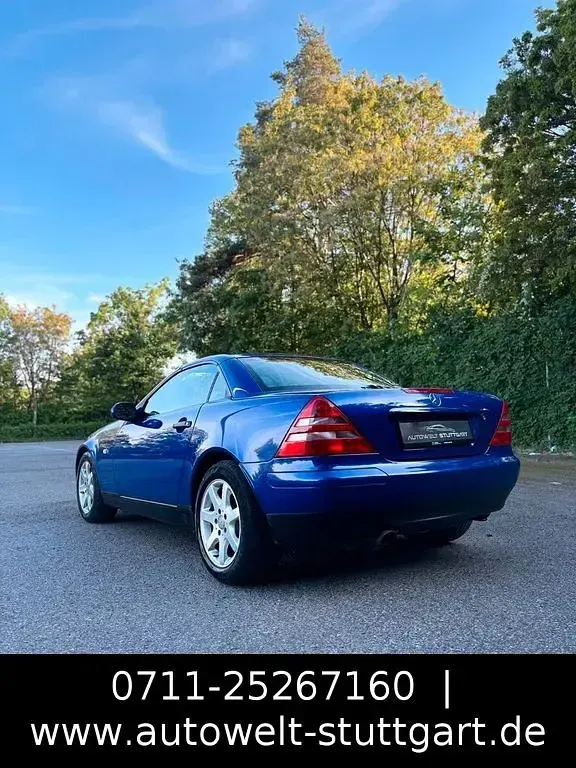 Gebraucht Mercedes SLK200 136 PS (100 kW) 1999 Blau Cabrio