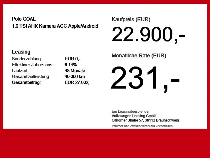 Gebraucht VW Polo Goal 116 PS (85 kW) 2025 Weiß Kleinwagen