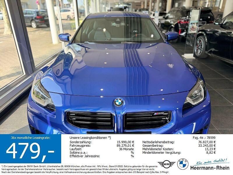 Blau Neu 2025 BMW M2 Performance Coupé | 71.699 € (Superpreis) - Bild 1/4