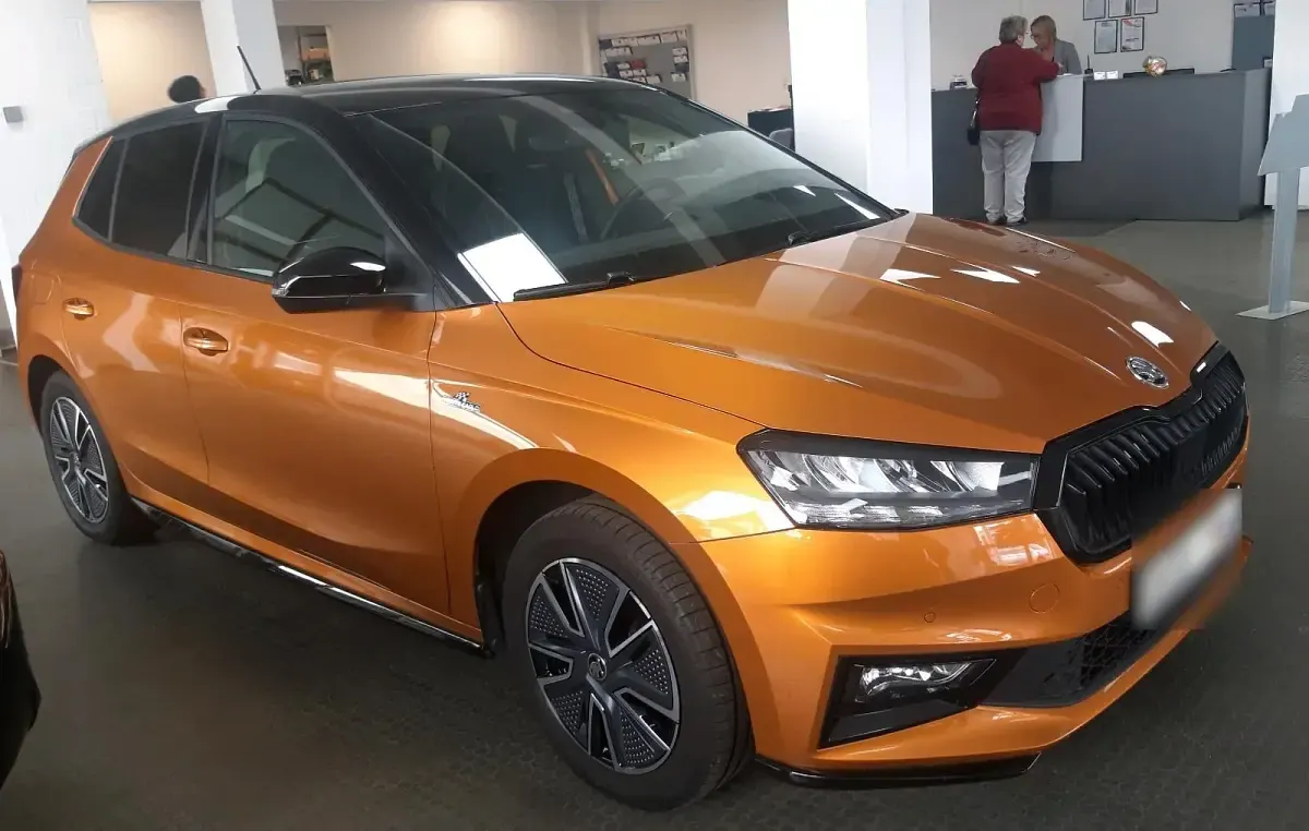 Gebraucht Skoda Fabia Monte Carlo 150 PS (110 kW) 2023 Orange Kleinwagen